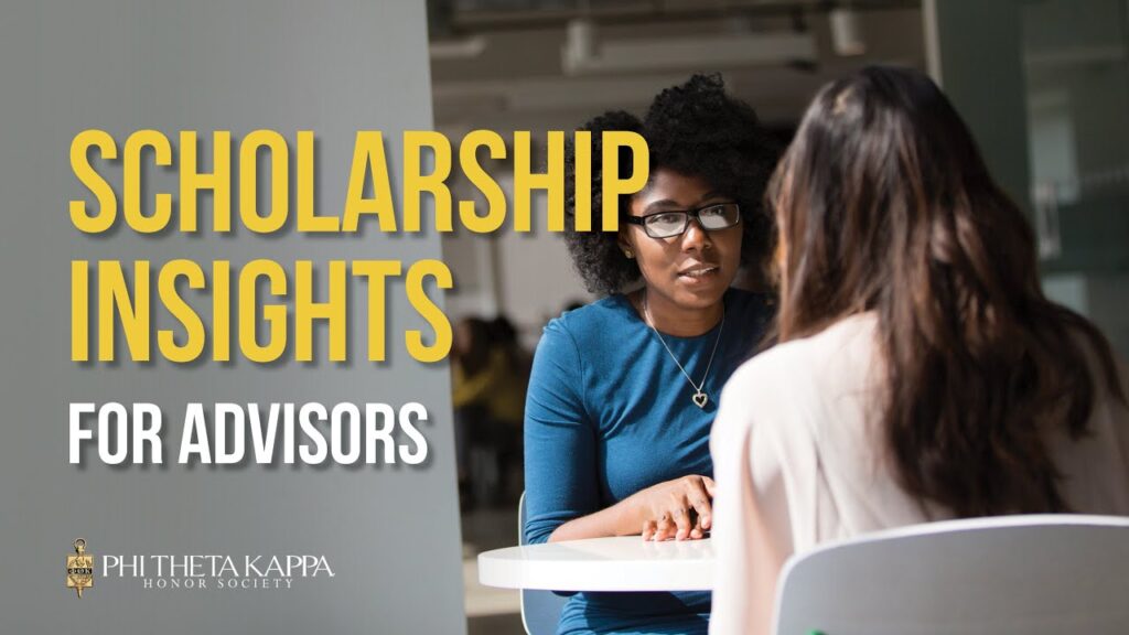 Scholarship-Insights-for-Advisors-Phi-Theta-Kappa Two people sitting at a table having a conversation